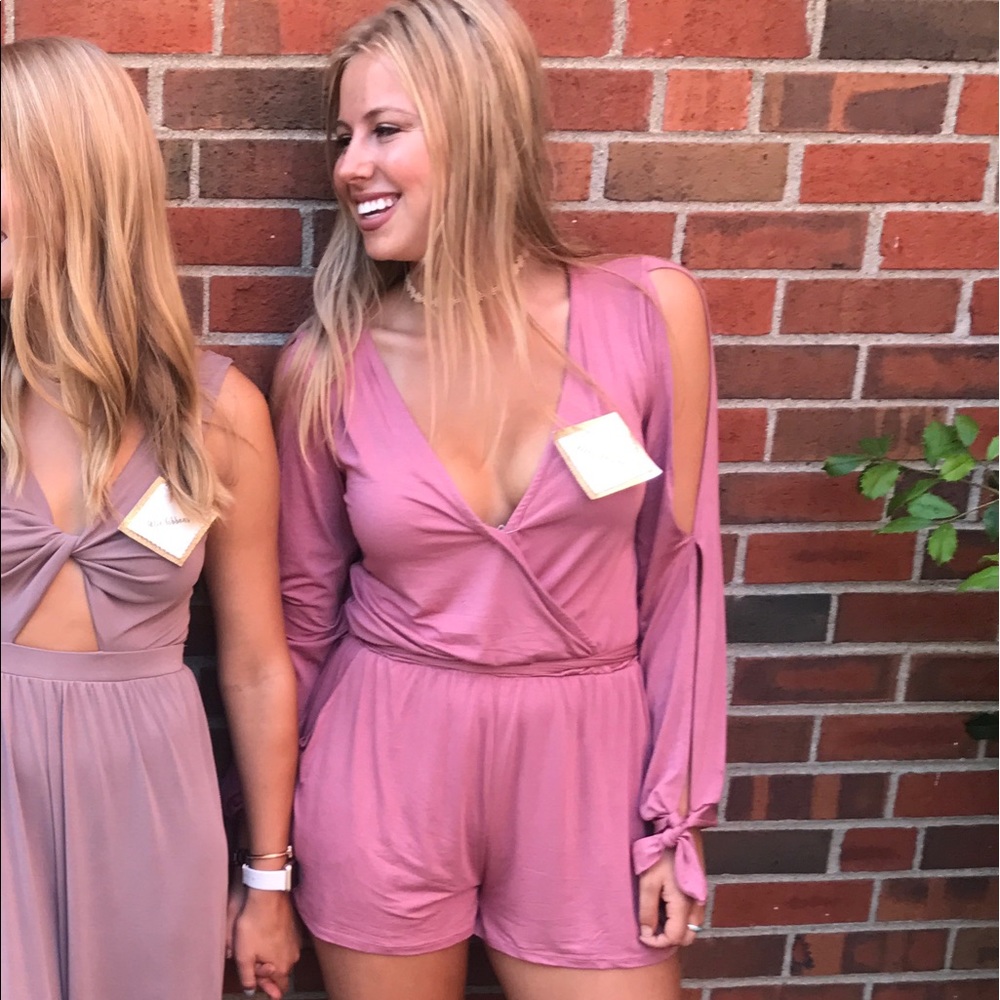 Pink romper
